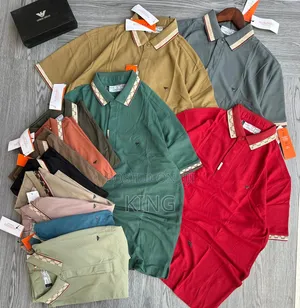 Elborn Colar Textured Polo Tshirts