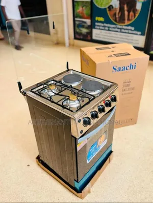 Hybrid Standing Cooker/Saachi 2 Gas + 2 Electric Cooker