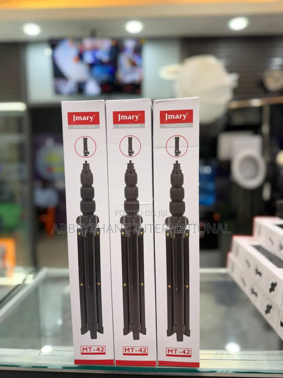 Jmary Mt-42 Portable Tripods Designed for Smartphones and Cameras.