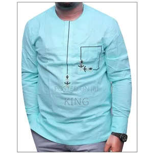 Vibrant African Print Kitengi Shirt