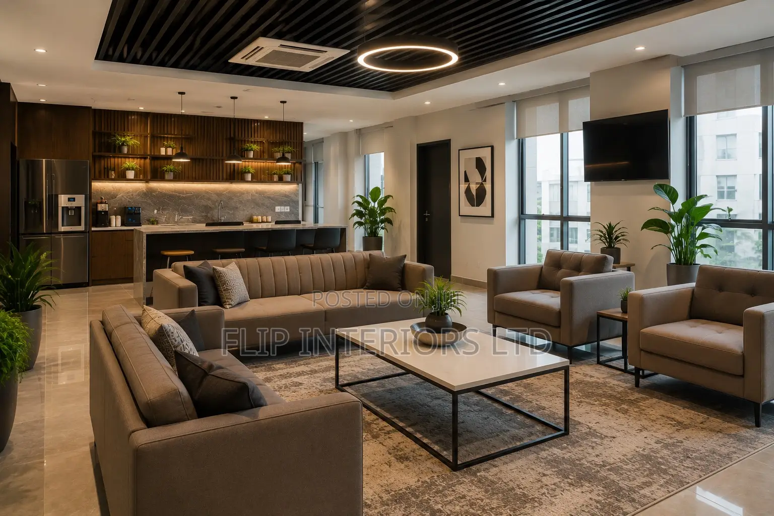 Luxury Corporate Lounge Interior Enhancement Solutions
