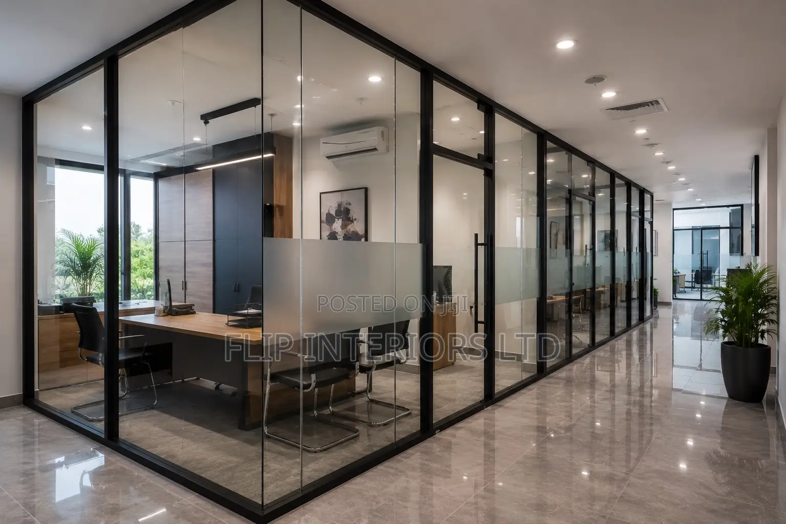 Professional Glass Office Partitioning Services