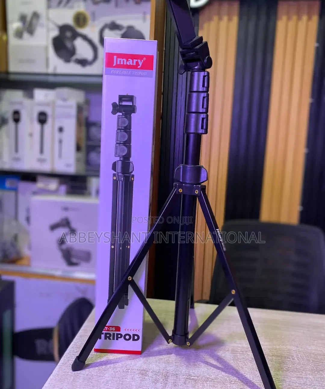 Jmary Mt-42 Portable Tripods Designed for Smartphones and Cameras.