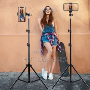 210cm Portable Adjustable Stand Tripod Phone Holder With Bluetooth