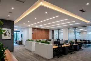 Elegant Office Ceiling Lighting Design Solutions