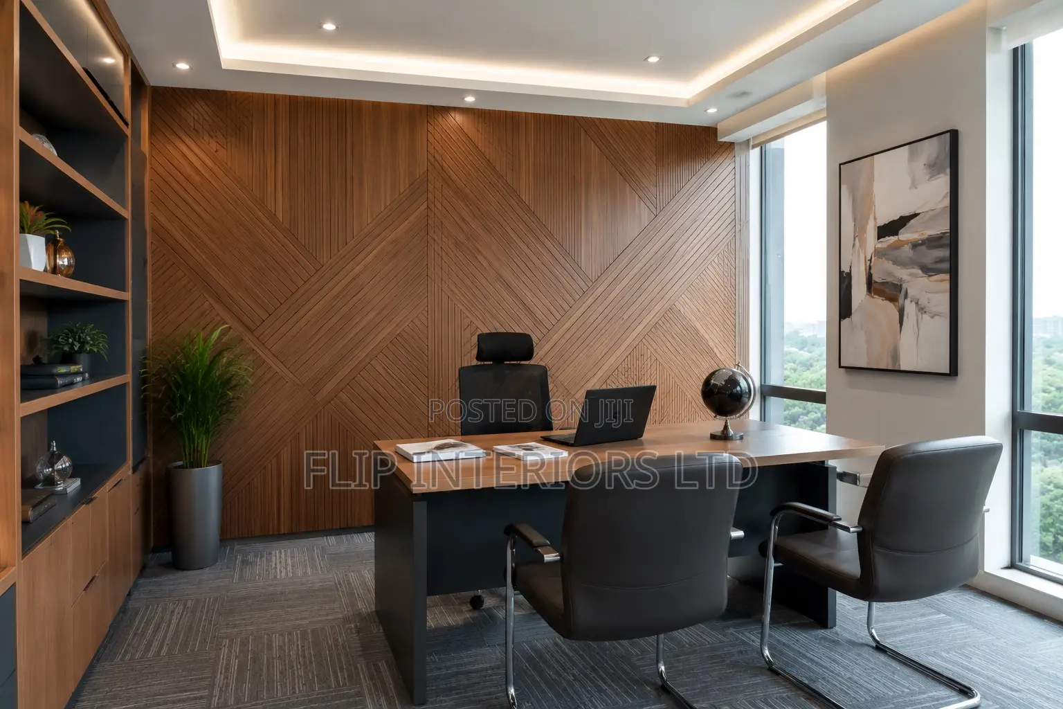 Contemporary Workspace Wall Panel Installation Solutions
