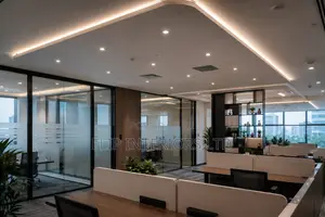 Elegant Workspace Lighting Ceiling Finishing Services