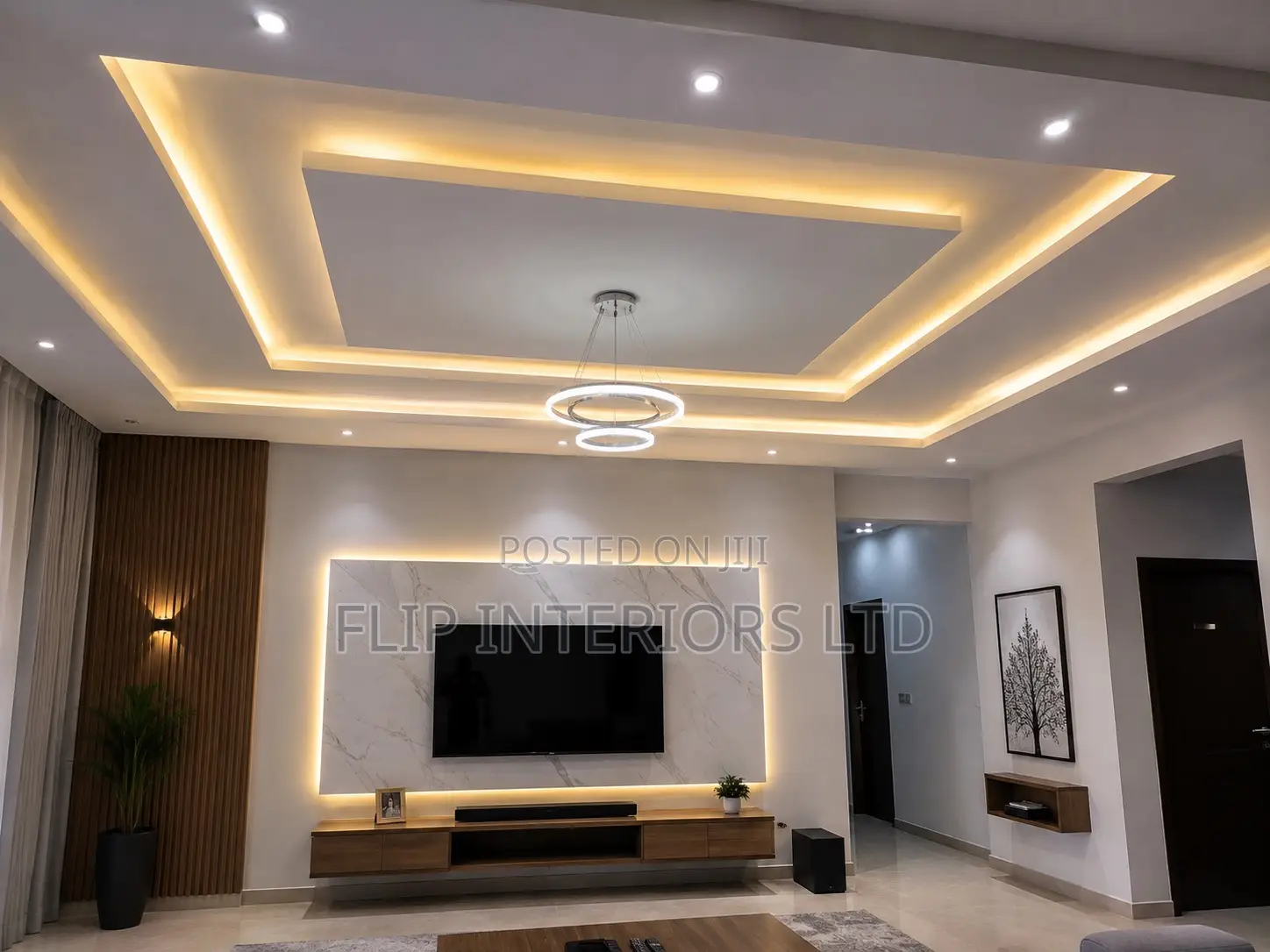 Contemporary Suspended Gypsum Ceiling Installations