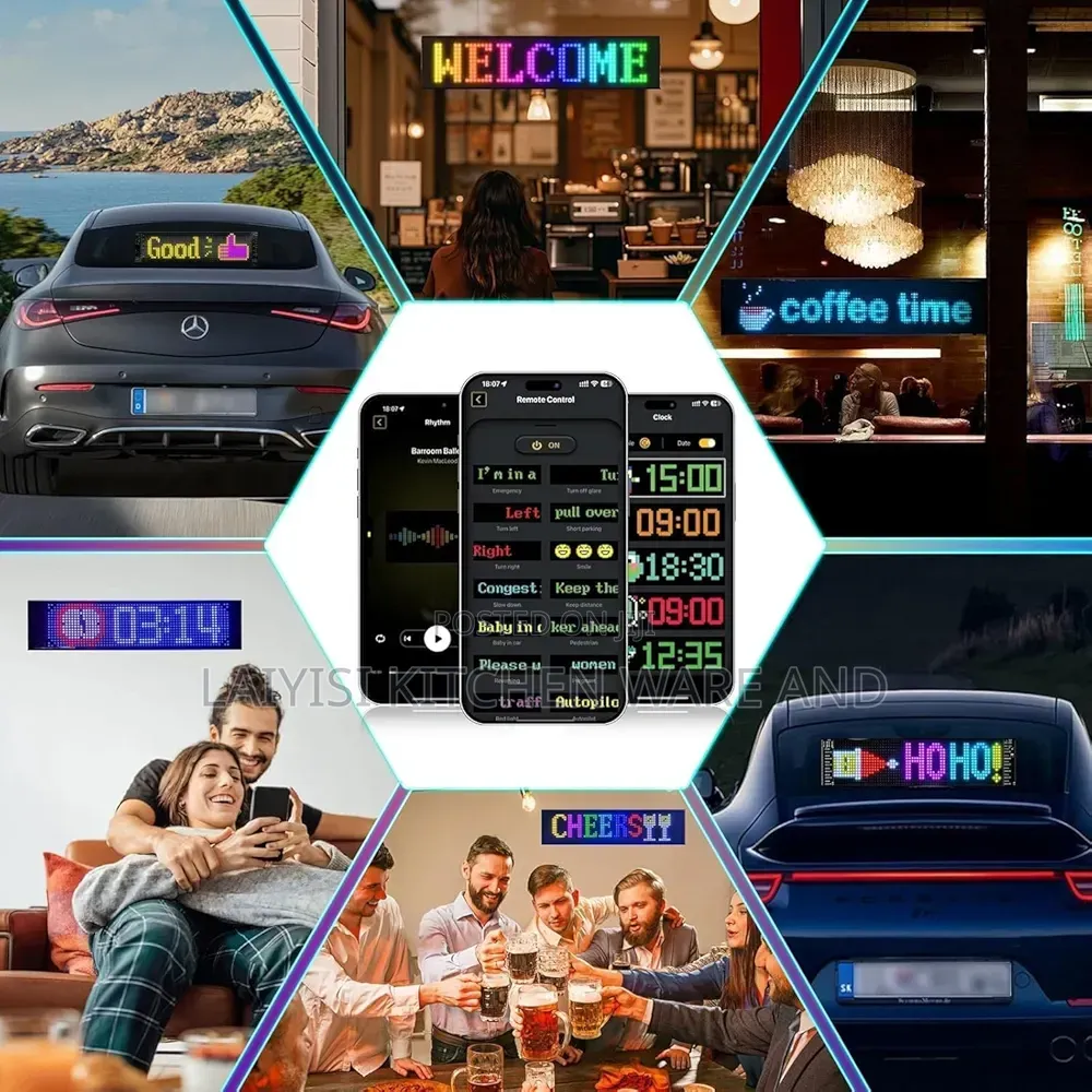 Led Matrix Panel Bluetooth App Control Usb Scrolling Text Entrance