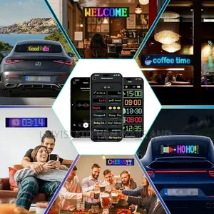 Led Matrix Panel Bluetooth App Control Usb Scrolling Text Entrance