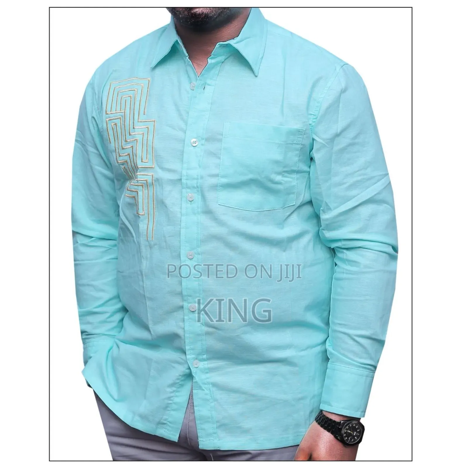 Elegant Batik Kitengi Shirts