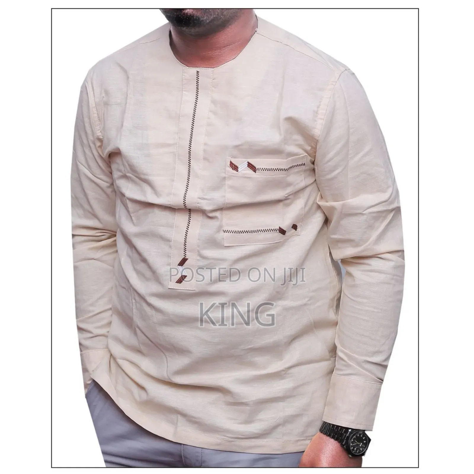 Comfortable Kitengi Linen Shirts