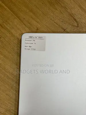 New Laptop Apple MacBook Pro 8GB Apple M3 SSD 512GB