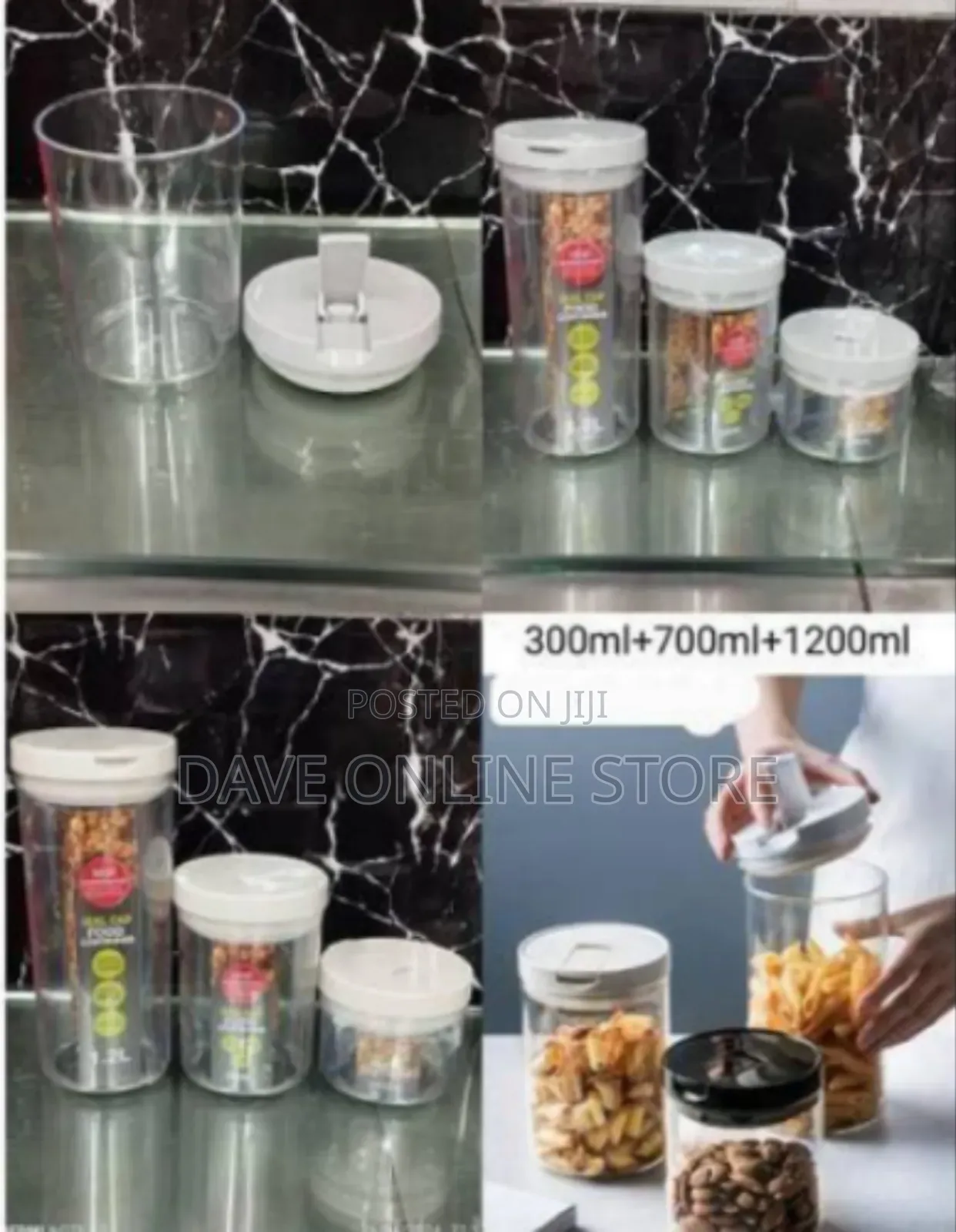 Modular Airtight Food Storage Canister Set