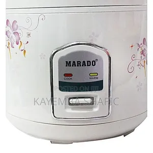 Marado Electric Rice Cooker-3 Litres - White