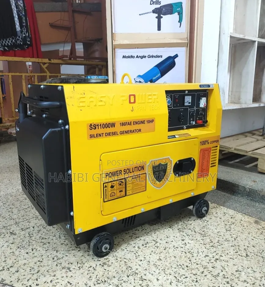 Single Phase Made in Japan Heavy Duty Easy Power Diesel Generators