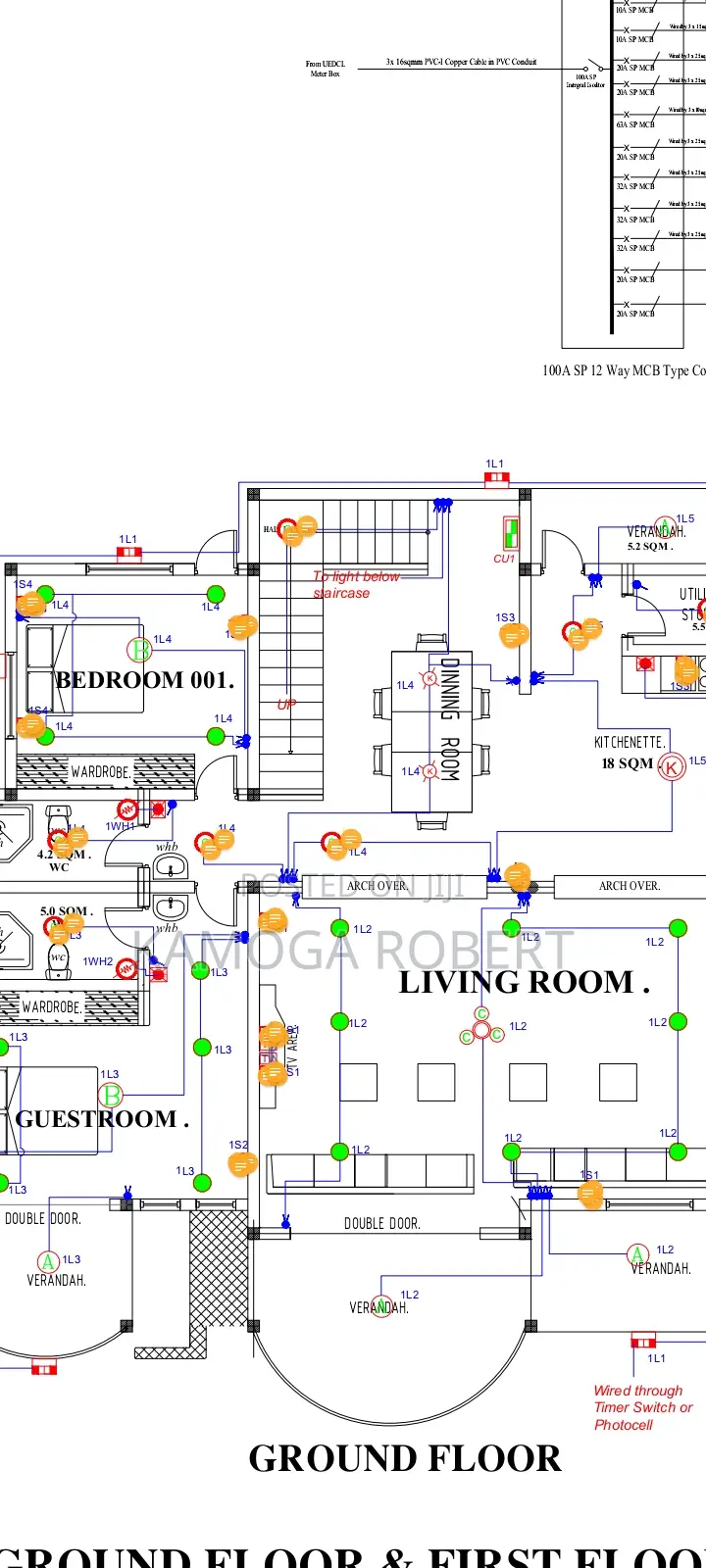 Electrical, Fire Alarm, Evacuation Plan Mechanical Design Plans
