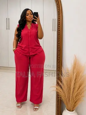 Ladies Linen Two Piece