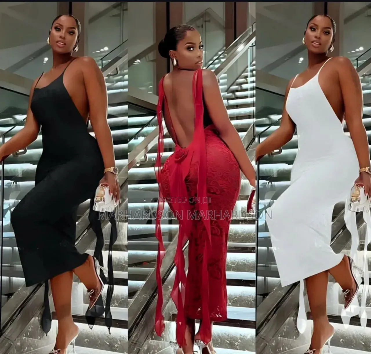 Backless Netted Dress