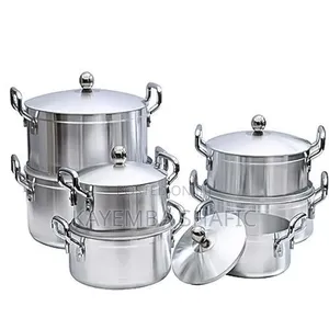 Versatile Stainless Steel (Or Aluminum) Nesting Cookware Set