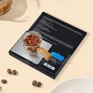 Mini Digital Grams Scale Pocket Jewelry Scale Black