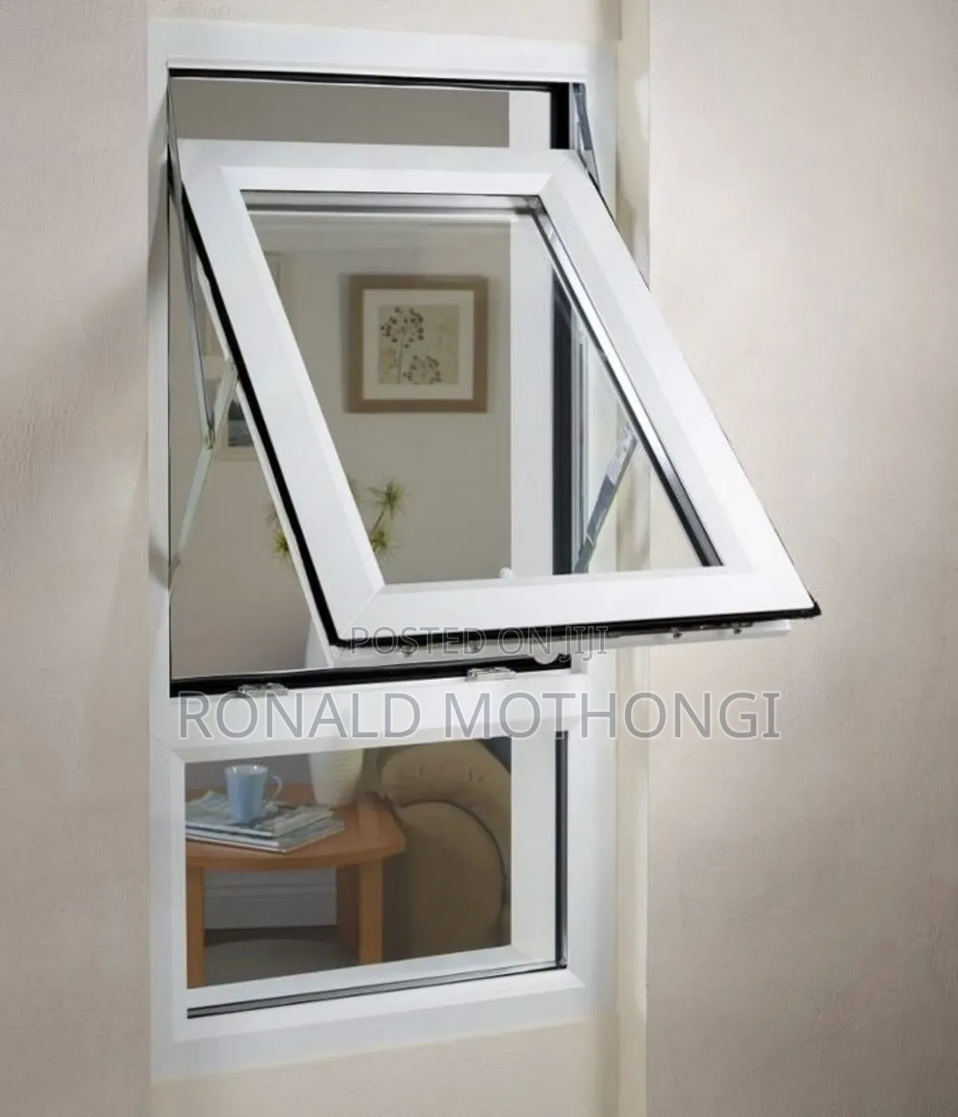 Aluminum Projected Bathroom Windows