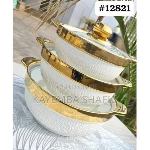 3piece Serving Dishes. Multi Color