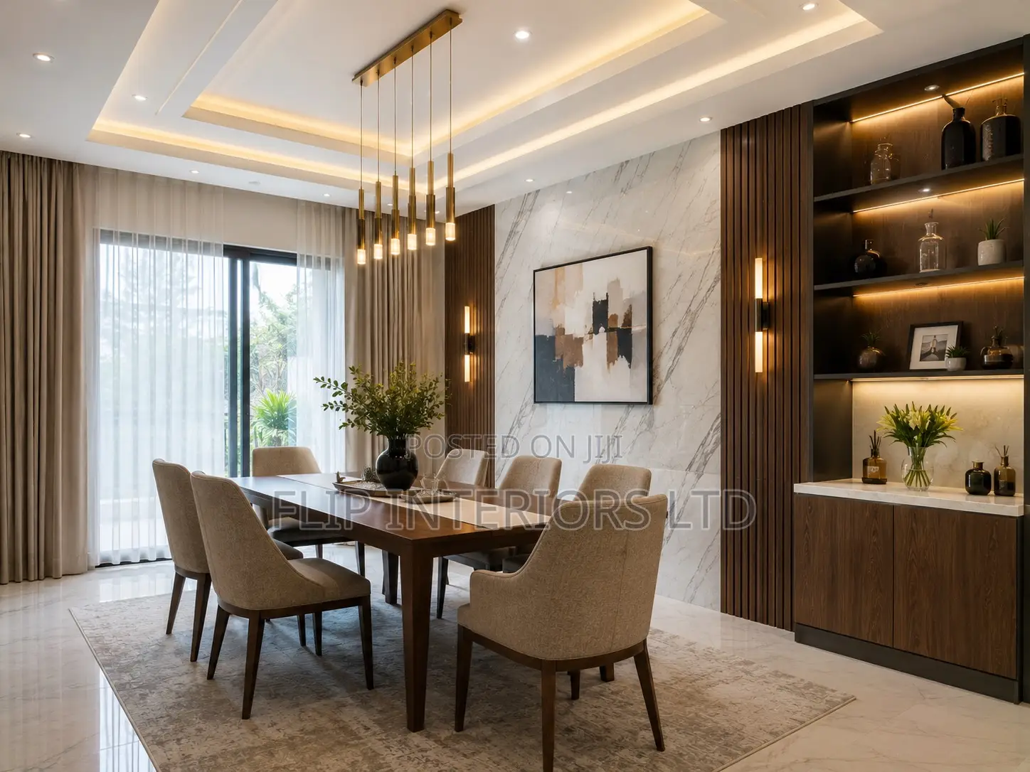 Stylish Dining Area Interior Remodeling Solutions