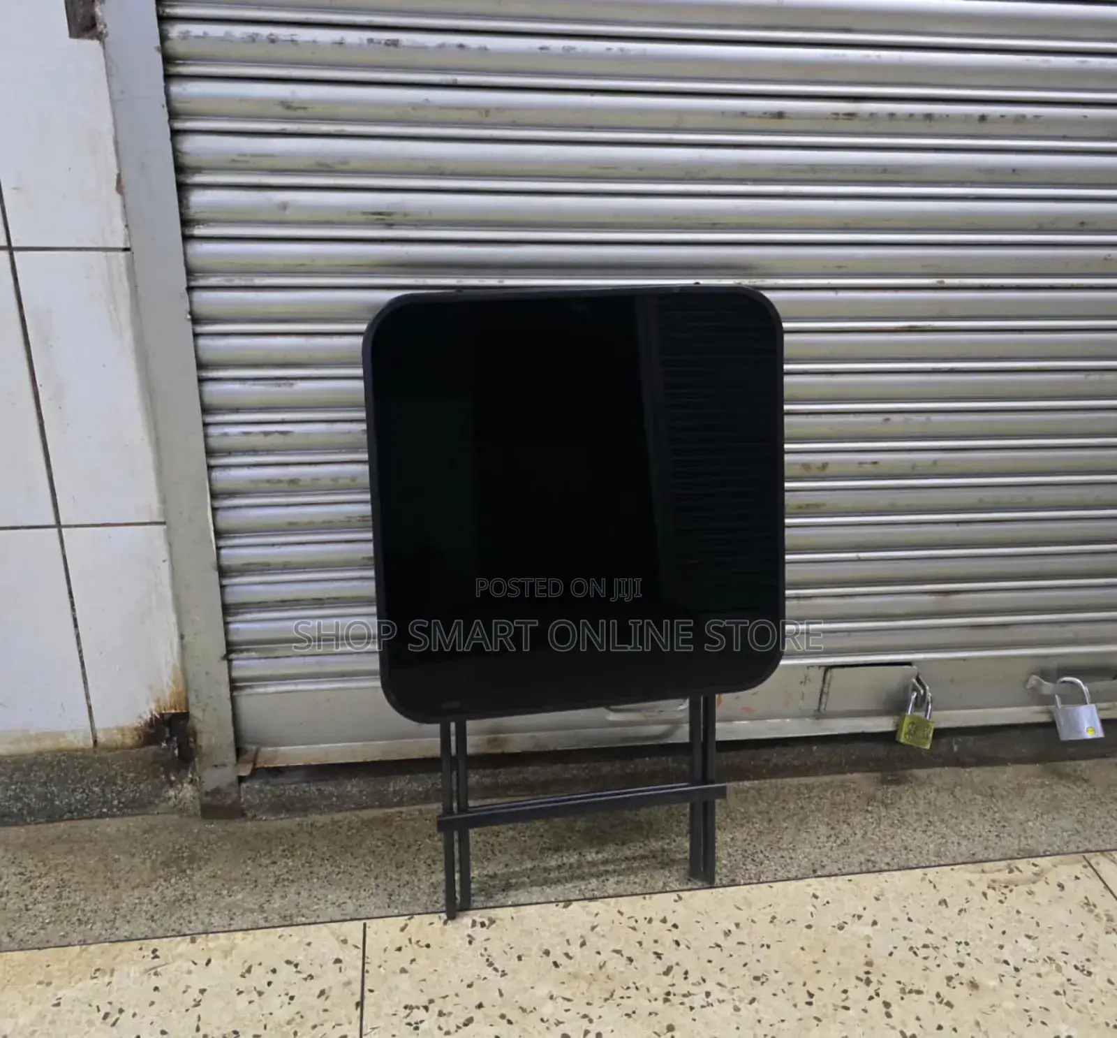 Foldable Dining Centre Glass Table