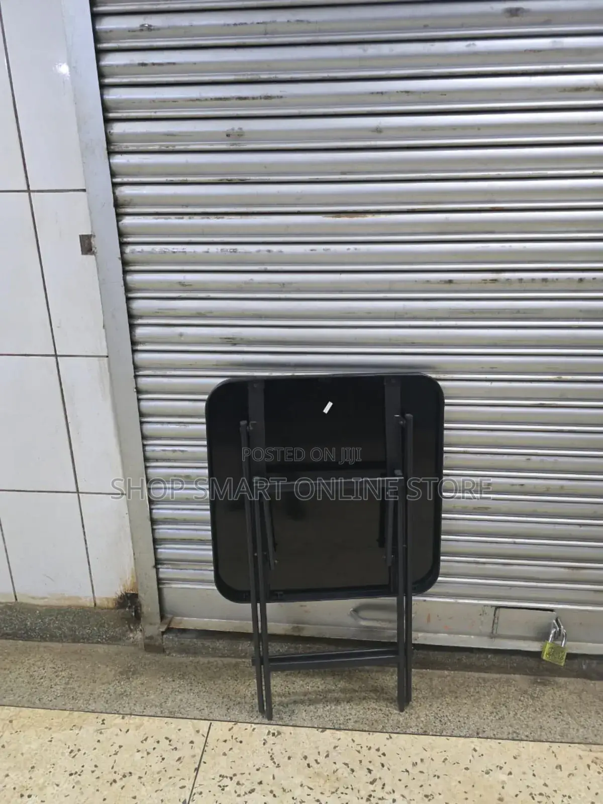Foldable Dining Centre Glass Table