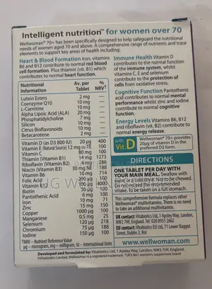 Wellwoman 70+ 30 Tablets