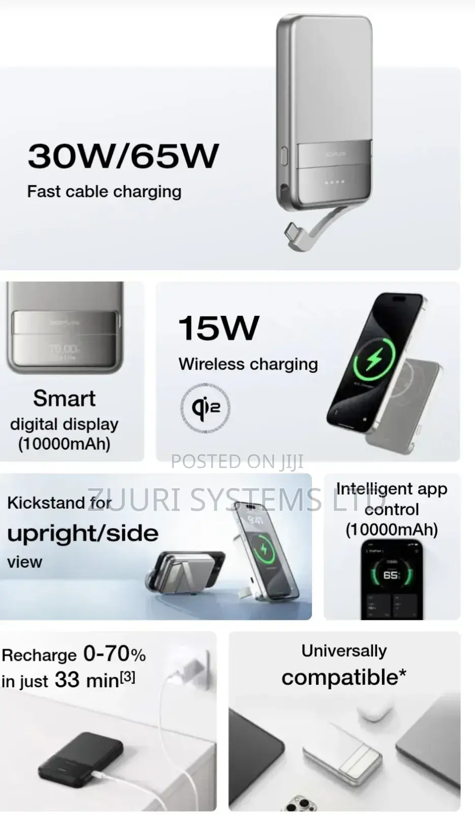 Ecoflow Fast-Recharging Power Bank 10000mah