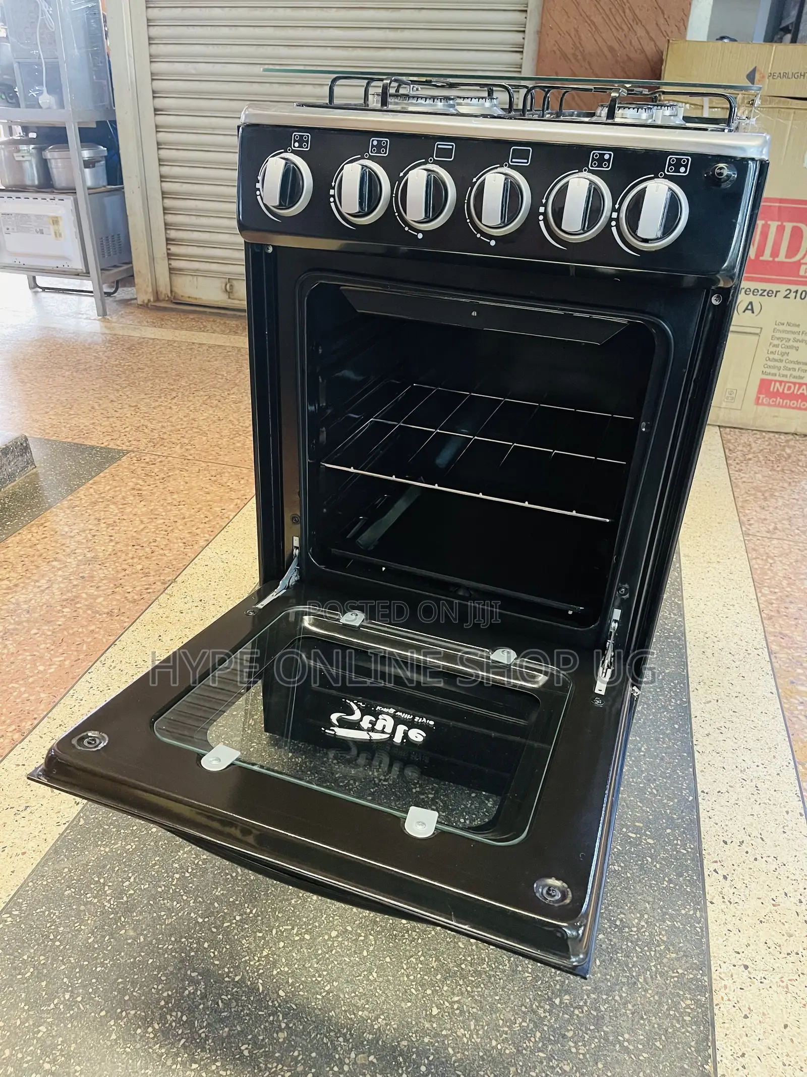 Imported Used Black Full Gas Cooker