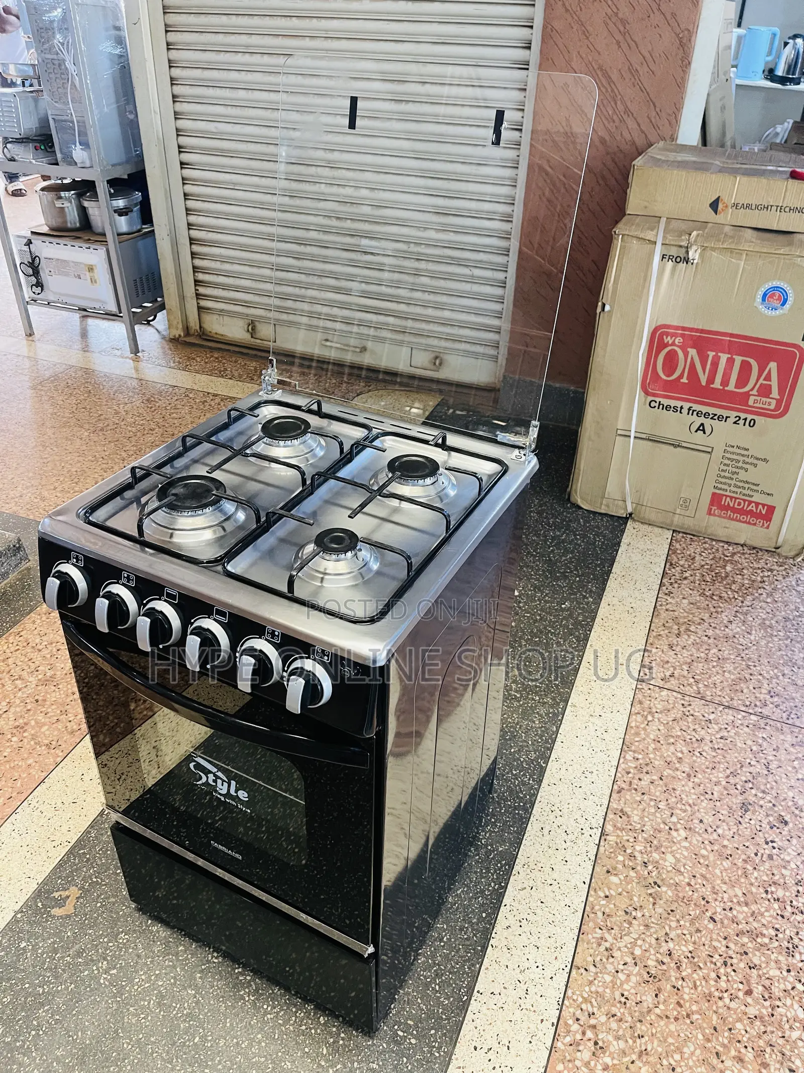 Imported Used Black Full Gas Cooker