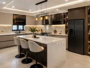 Stylish Modern Kitchen Interior Construction Solutions