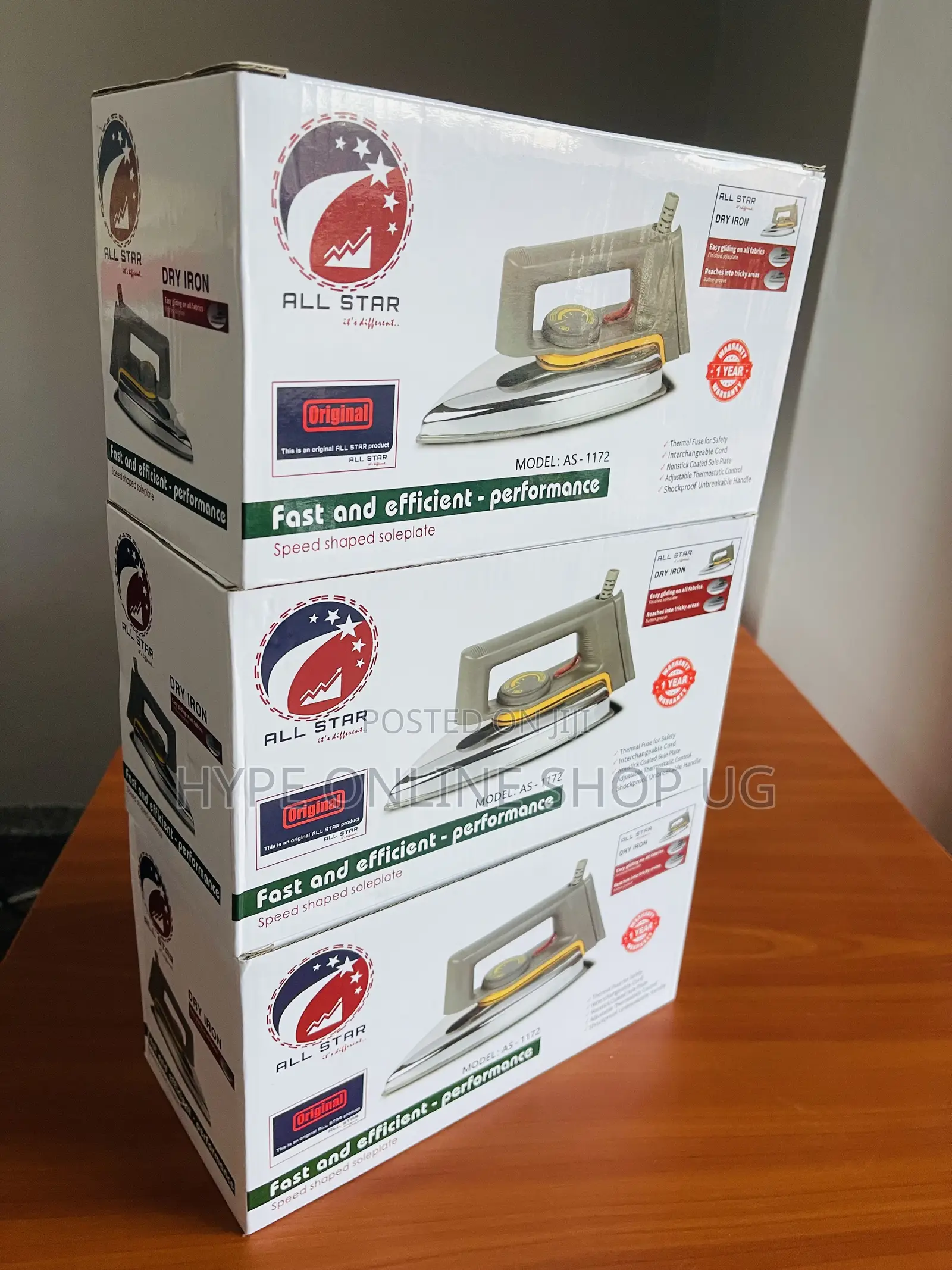 Fast Efficient Low Power Consumption All-Star Iron