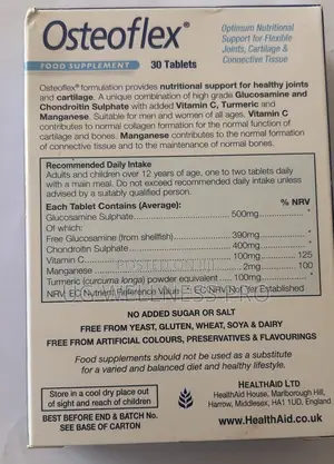 Osteoflex Tablets for Healthy Joints, Cartilage, and Bone Strength 30
