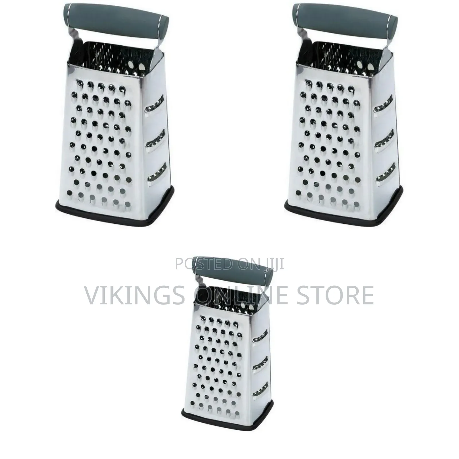 4 Sided Stainless Steel Grater-Silver