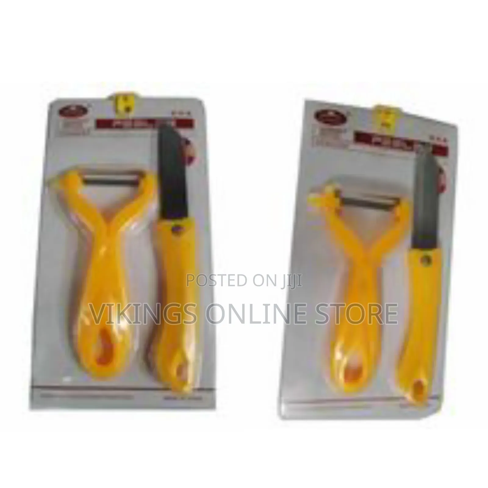 Fruit Knife,Vegetable, Potato Peeler in Orange - Cutlery Set