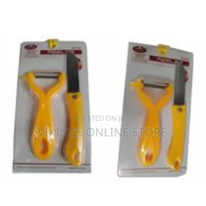 Fruit Knife,Vegetable, Potato Peeler in Orange - Cutlery Set