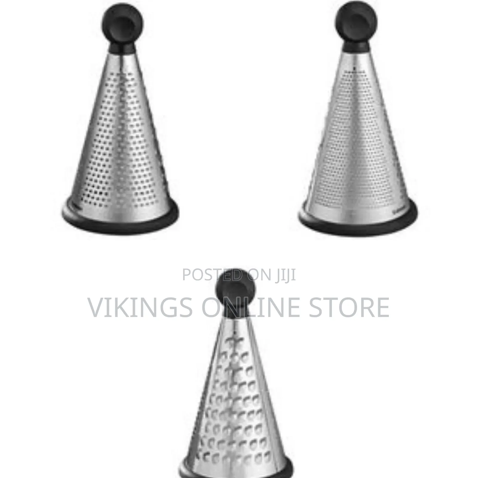Cuisinart Conical Round Stainless Steel Grater-Silver -Silver