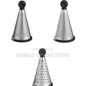 Cuisinart Conical Round Stainless Steel Grater-Silver -Silver