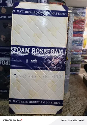 3x6x6 Inches. Rosefoam Mattress High Density Smart