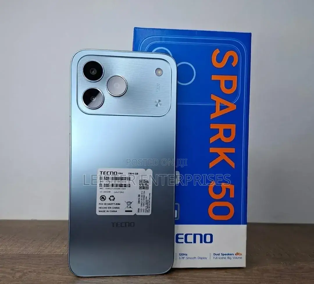 New Tecno Spark 50 128 GB Gray
