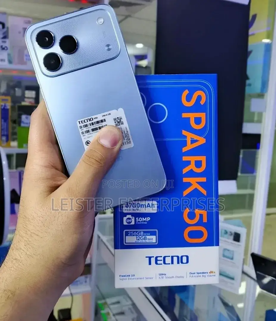 New Tecno Spark 50 128 GB Gray
