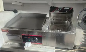 Electric Griddle With Deep Fryer