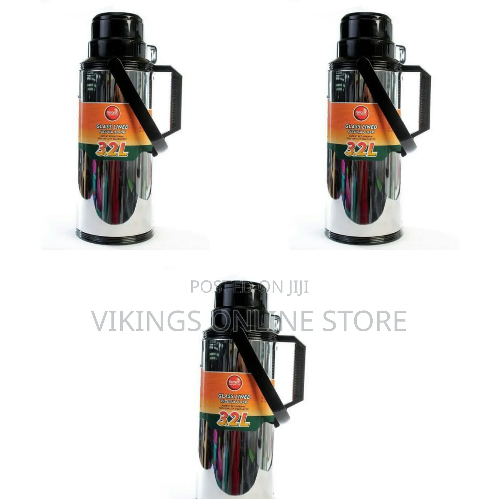 Regal Stainless Steel Vacuum Flask, 3.2 Litre - Silver