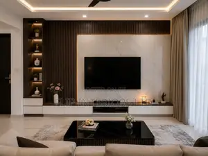 Contemporary Home Entertainment Wall Interior Solutions
