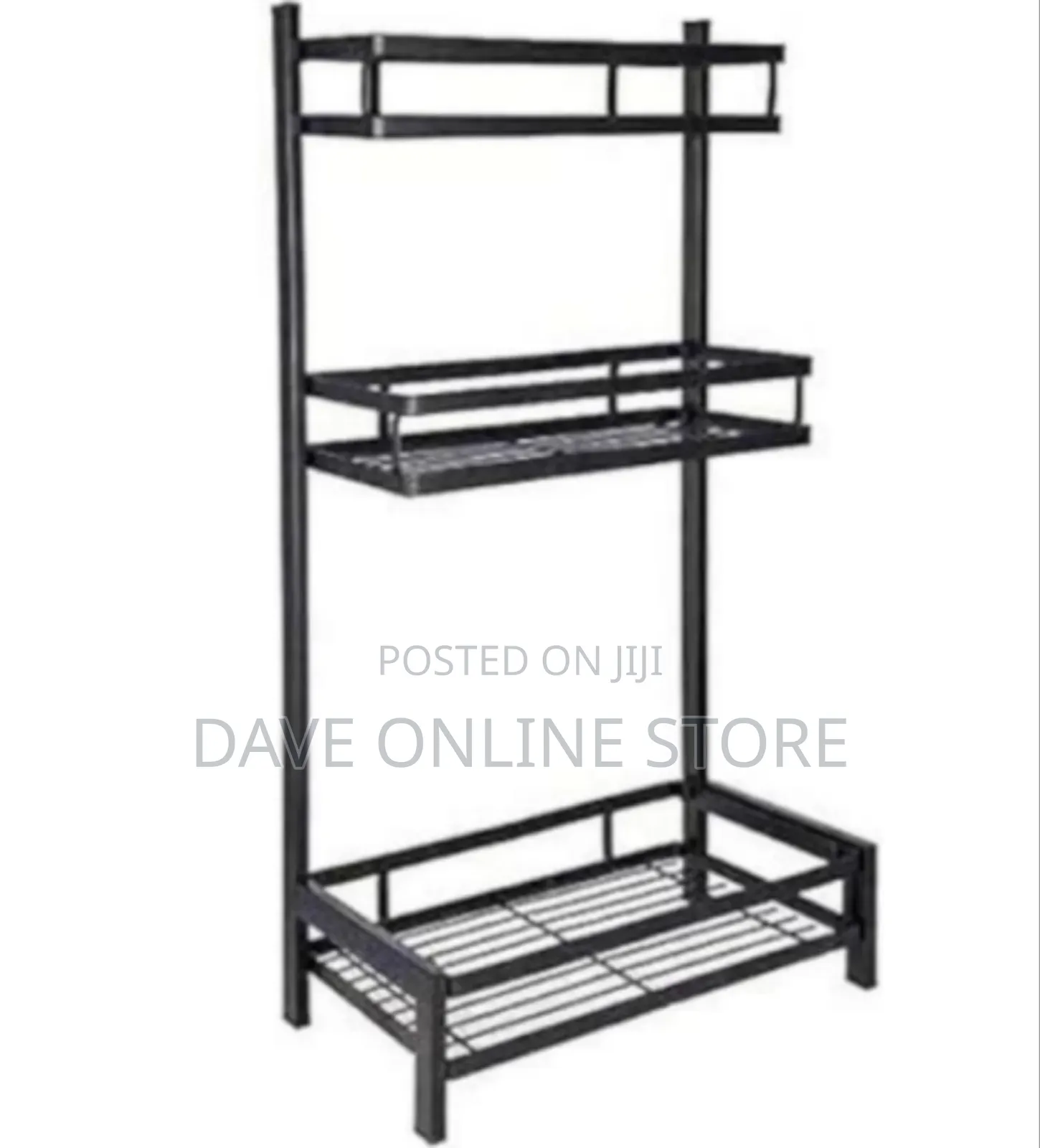 Space-Saving Three-Tier Kitchen Spice Organizer Shelf