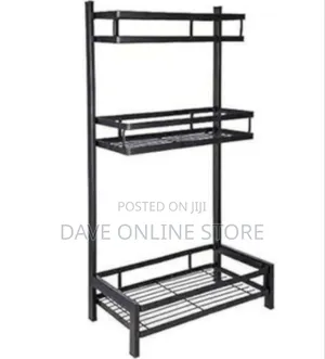 Space-Saving Three-Tier Kitchen Spice Organizer Shelf